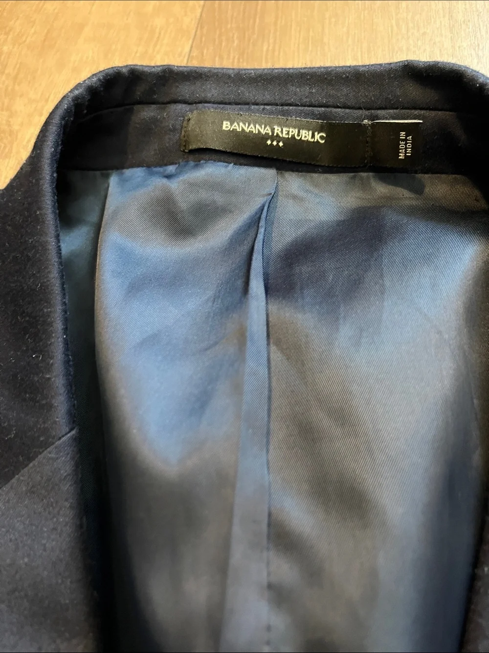 Banana Republic tailored navy